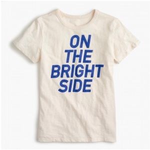 J Crew “On The Bright Side” Tee, Size M